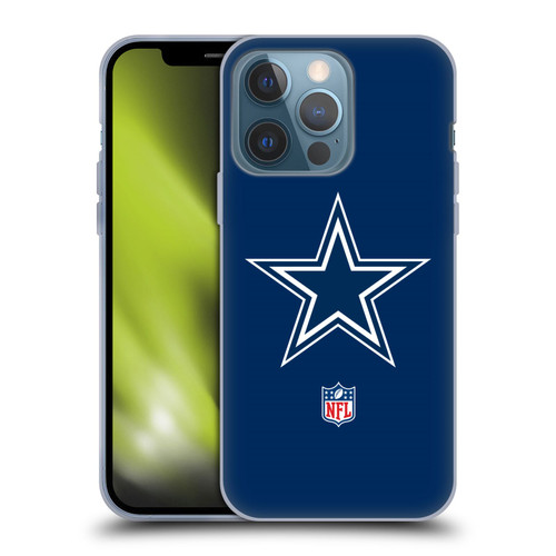 NFL Dallas Cowboys Logo Plain Soft Gel Case for Apple iPhone 13 Pro