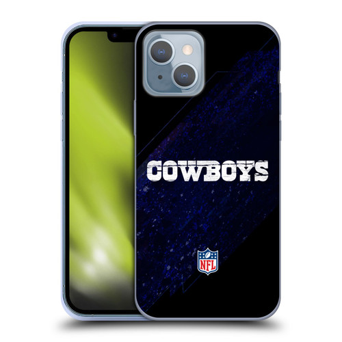 NFL Dallas Cowboys Logo Blur Soft Gel Case for Apple iPhone 14