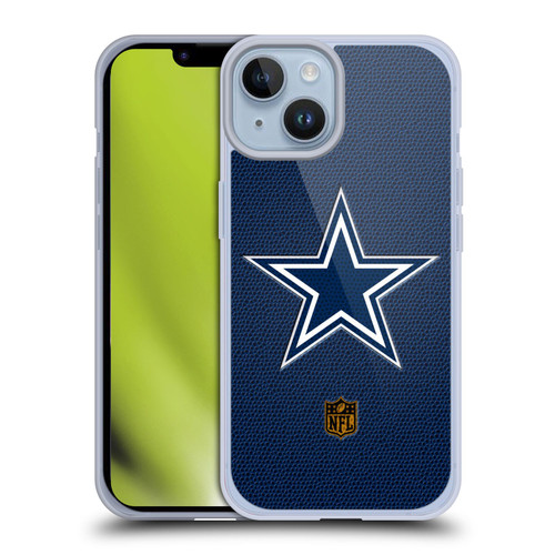 NFL Dallas Cowboys Logo Football Soft Gel Case for Apple iPhone 14