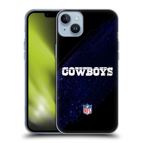 NFL Dallas Cowboys Logo Blur Soft Gel Case for Apple iPhone 14 Plus