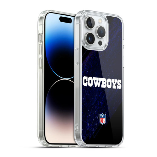 NFL Dallas Cowboys Logo Blur Soft Gel Case for Apple iPhone 14 Pro Max