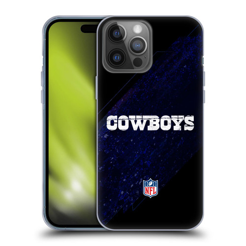 NFL Dallas Cowboys Logo Blur Soft Gel Case for Apple iPhone 14 Pro Max
