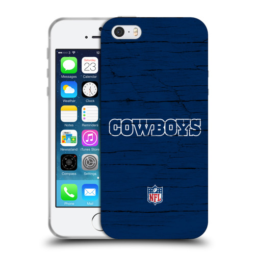 NFL Dallas Cowboys Logo Distressed Look Soft Gel Case for Apple iPhone 5 / 5s / iPhone SE 2016