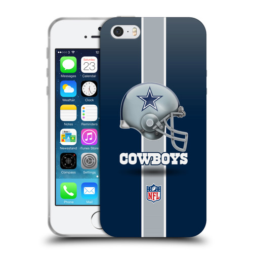NFL Dallas Cowboys Logo Helmet Soft Gel Case for Apple iPhone 5 / 5s / iPhone SE 2016