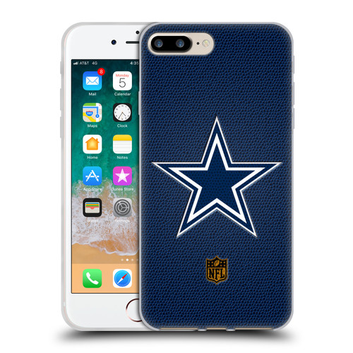 NFL Dallas Cowboys Logo Football Soft Gel Case for Apple iPhone 7 Plus / iPhone 8 Plus