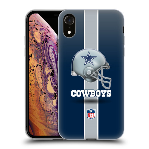 NFL Dallas Cowboys Logo Helmet Soft Gel Case for Apple iPhone XR