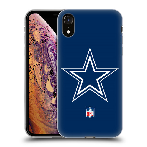 NFL Dallas Cowboys Logo Plain Soft Gel Case for Apple iPhone XR
