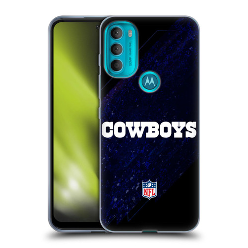 NFL Dallas Cowboys Logo Blur Soft Gel Case for Motorola Moto G71 5G