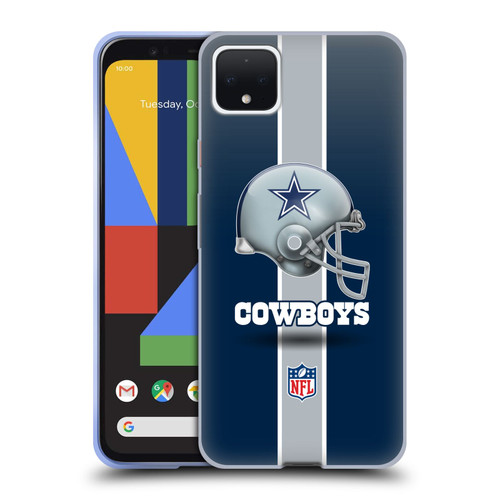 NFL Dallas Cowboys Logo Helmet Soft Gel Case for Google Pixel 4 XL