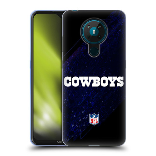 NFL Dallas Cowboys Logo Blur Soft Gel Case for Nokia 5.3