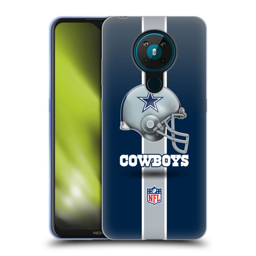 NFL Dallas Cowboys Logo Helmet Soft Gel Case for Nokia 5.3