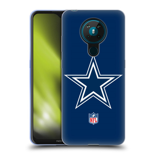 NFL Dallas Cowboys Logo Plain Soft Gel Case for Nokia 5.3