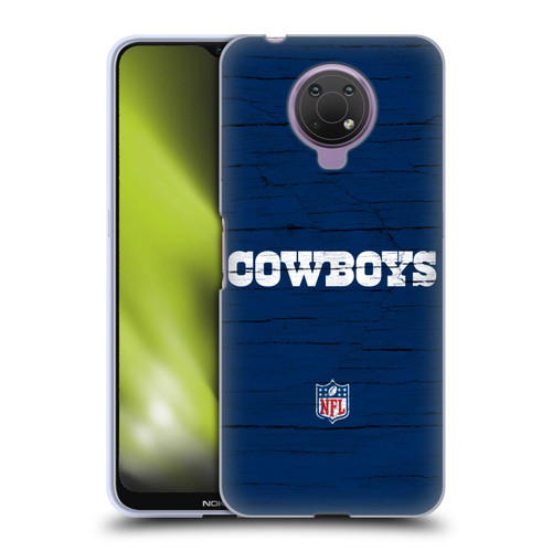 NFL Dallas Cowboys Logo Distressed Look Soft Gel Case for Nokia G10