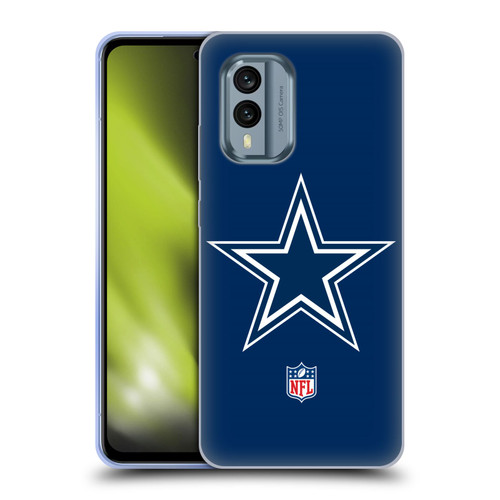 NFL Dallas Cowboys Logo Plain Soft Gel Case for Nokia X30
