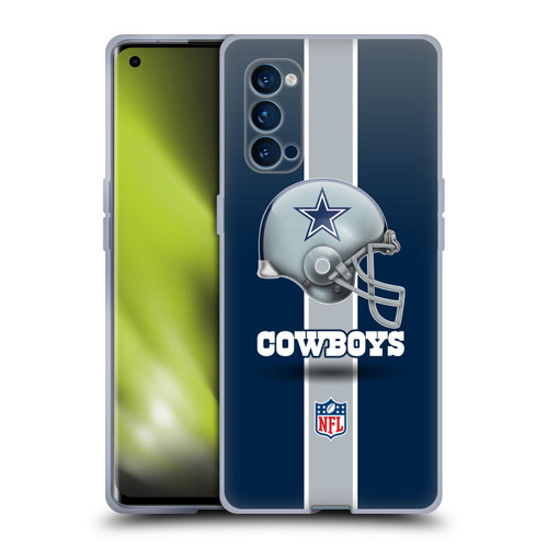 NFL Dallas Cowboys Logo Helmet Soft Gel Case for OPPO Reno 4 Pro 5G