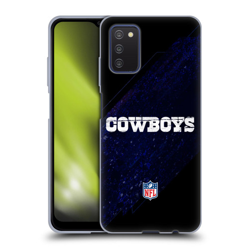 NFL Dallas Cowboys Logo Blur Soft Gel Case for Samsung Galaxy A03s (2021)