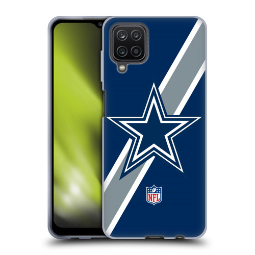 NFL Dallas Cowboys Logo Stripes Soft Gel Case for Samsung Galaxy A12 (2020) NFL Dallas Cowboys Logo Stripes Soft Gel Case for Samsung Galaxy A12 (2020)