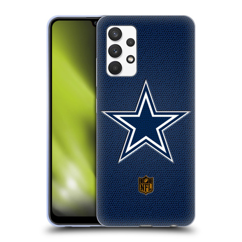 NFL Dallas Cowboys Logo Football Soft Gel Case for Samsung Galaxy A32 (2021)