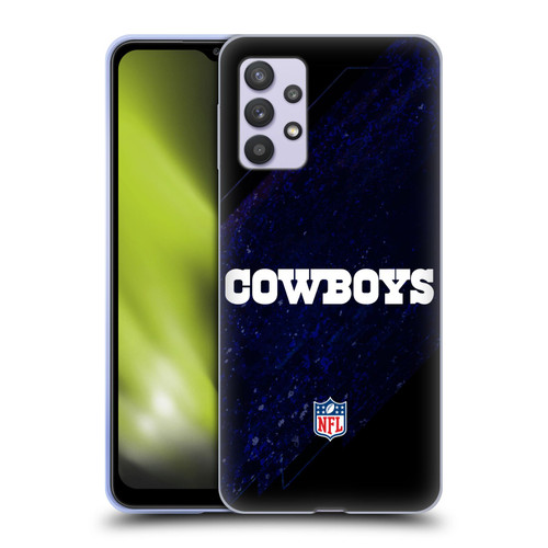 NFL Dallas Cowboys Logo Blur Soft Gel Case for Samsung Galaxy A32 5G / M32 5G (2021)