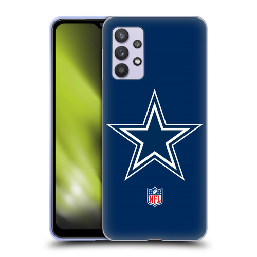 NFL Dallas Cowboys Logo Plain Soft Gel Case for Samsung Galaxy A32 5G / M32 5G (2021)