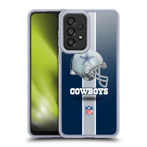 NFL Dallas Cowboys Logo Helmet Soft Gel Case for Samsung Galaxy A33 5G (2022)
