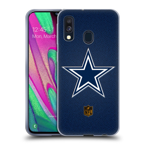NFL Dallas Cowboys Logo Football Soft Gel Case for Samsung Galaxy A40 (2019)