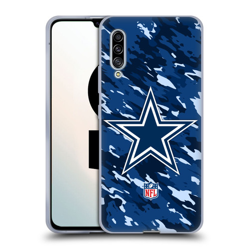 NFL Dallas Cowboys Logo Camou Soft Gel Case for Samsung Galaxy A90 5G (2019)