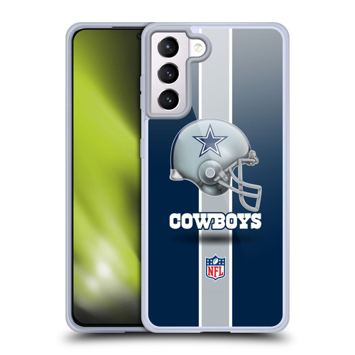 NFL Dallas Cowboys Logo Helmet Soft Gel Case for Samsung Galaxy S21+ 5G