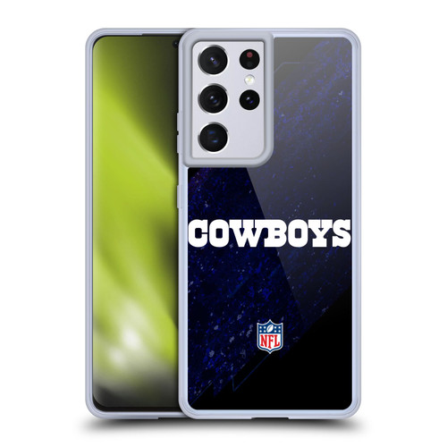 NFL Dallas Cowboys Logo Blur Soft Gel Case for Samsung Galaxy S21 Ultra 5G