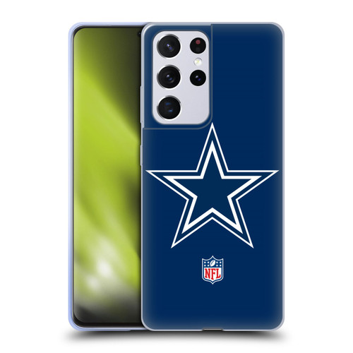 NFL Dallas Cowboys Logo Plain Soft Gel Case for Samsung Galaxy S21 Ultra 5G