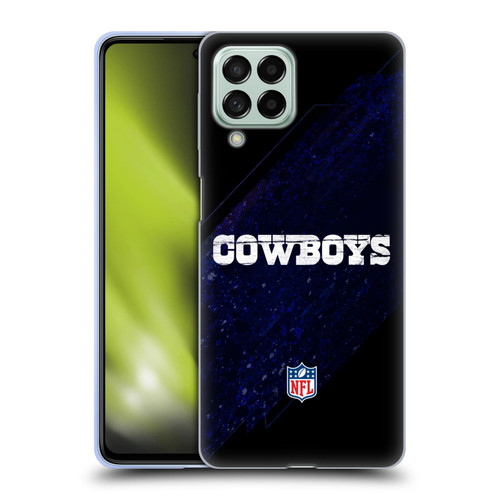 NFL Dallas Cowboys Logo Blur Soft Gel Case for Samsung Galaxy M53 (2022)