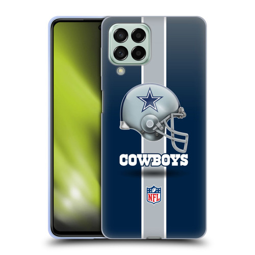 NFL Dallas Cowboys Logo Helmet Soft Gel Case for Samsung Galaxy M53 (2022)