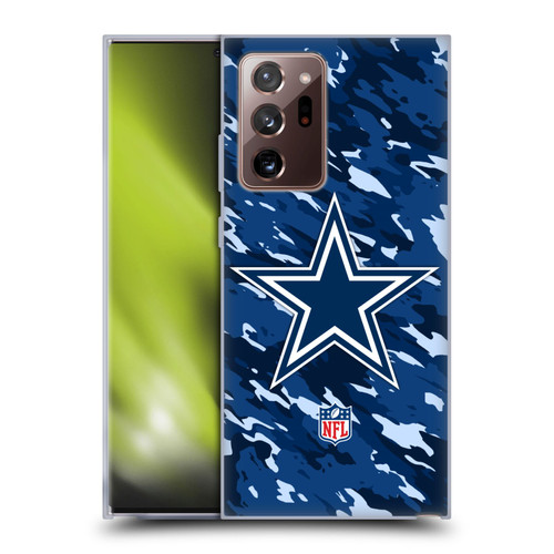 NFL Dallas Cowboys Logo Camou Soft Gel Case for Samsung Galaxy Note20 Ultra / 5G