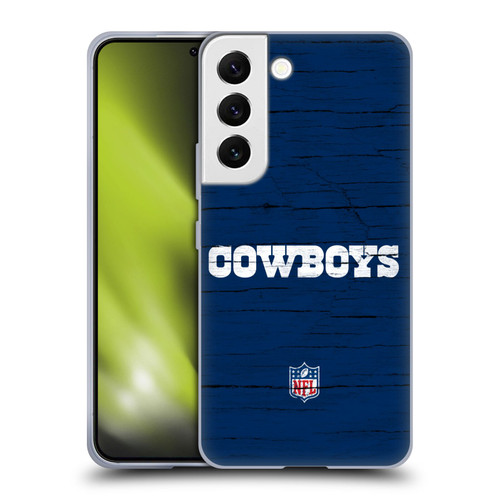 NFL Dallas Cowboys Logo Distressed Look Soft Gel Case for Samsung Galaxy S22 5G
