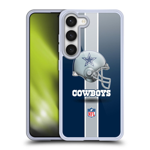 NFL Dallas Cowboys Logo Helmet Soft Gel Case for Samsung Galaxy S23 5G