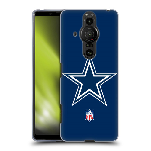 NFL Dallas Cowboys Logo Plain Soft Gel Case for Sony Xperia Pro-I