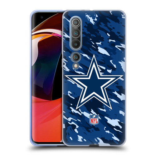 NFL Dallas Cowboys Logo Camou Soft Gel Case for Xiaomi Mi 10 5G / Mi 10 Pro 5G