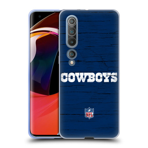 NFL Dallas Cowboys Logo Distressed Look Soft Gel Case for Xiaomi Mi 10 5G / Mi 10 Pro 5G