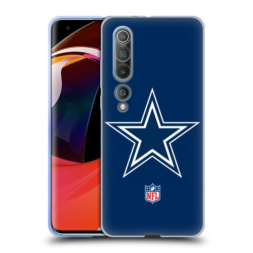 NFL Dallas Cowboys Logo Plain Soft Gel Case for Xiaomi Mi 10 5G / Mi 10 Pro 5G