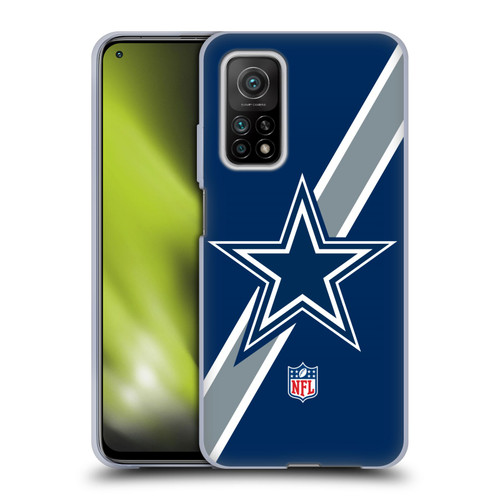 NFL Dallas Cowboys Logo Stripes Soft Gel Case for Xiaomi Mi 10T 5G