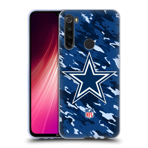 NFL Dallas Cowboys Logo Camou Soft Gel Case for Xiaomi Redmi Note 8T