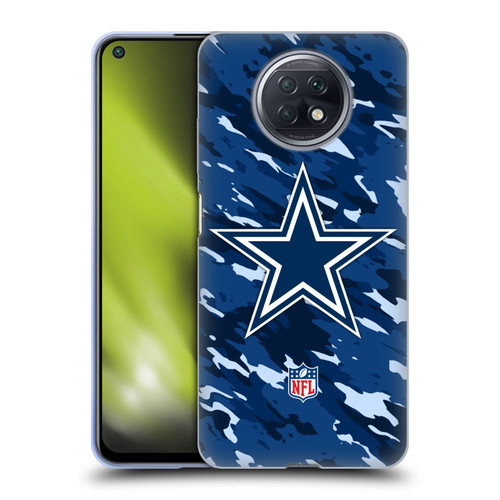 NFL Dallas Cowboys Logo Camou Soft Gel Case for Xiaomi Redmi Note 9T 5G