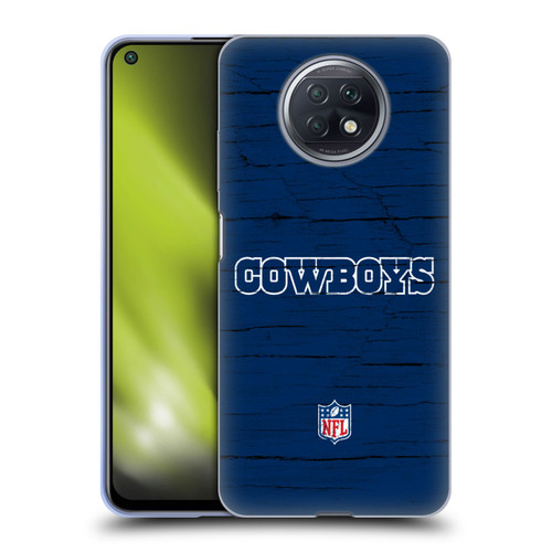 NFL Dallas Cowboys Logo Distressed Look Soft Gel Case for Xiaomi Redmi Note 9T 5G