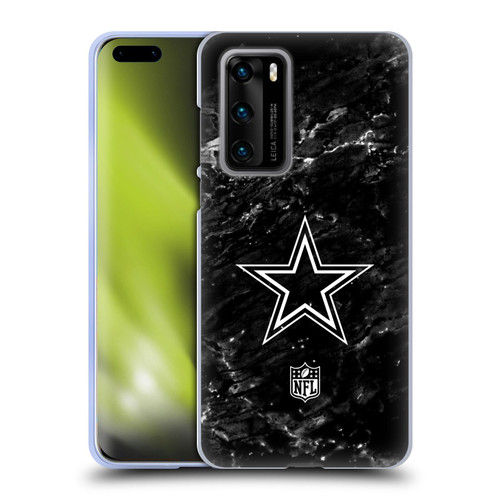 NFL Dallas Cowboys Artwork Marble Soft Gel Case for Huawei P40 5G