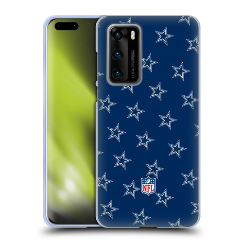 NFL Dallas Cowboys Artwork Patterns Soft Gel Case for Huawei P40 5G