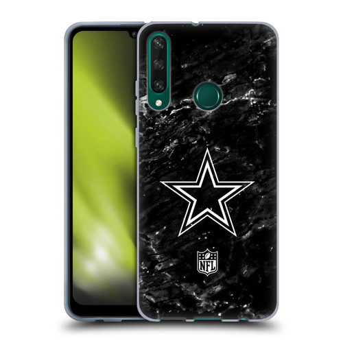 NFL Dallas Cowboys Artwork Marble Soft Gel Case for Huawei Y6p
