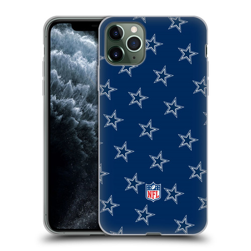 NFL Dallas Cowboys Artwork Patterns Soft Gel Case for Apple iPhone 11 Pro Max