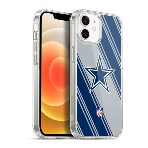 NFL Dallas Cowboys Artwork Stripes Soft Gel Case for Apple iPhone 12 / iPhone 12 Pro & MagSafe