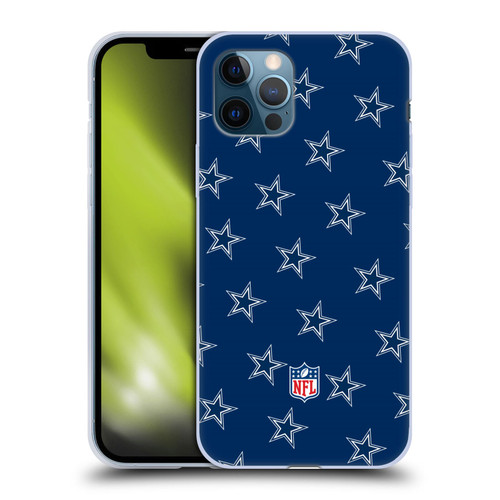 NFL Dallas Cowboys Artwork Patterns Soft Gel Case for Apple iPhone 12 / iPhone 12 Pro