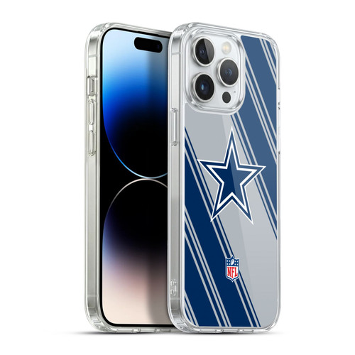 NFL Dallas Cowboys Artwork Stripes Soft Gel Case for Apple iPhone 13 Pro Max & MagSafe